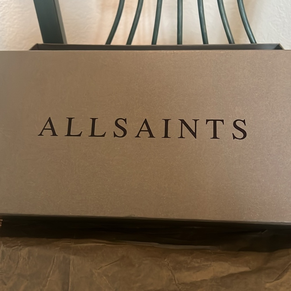 ALL SAINTS Sz 8 Women's Pink Slide Sandals, gently used. With original box. - Picture 8 of 10